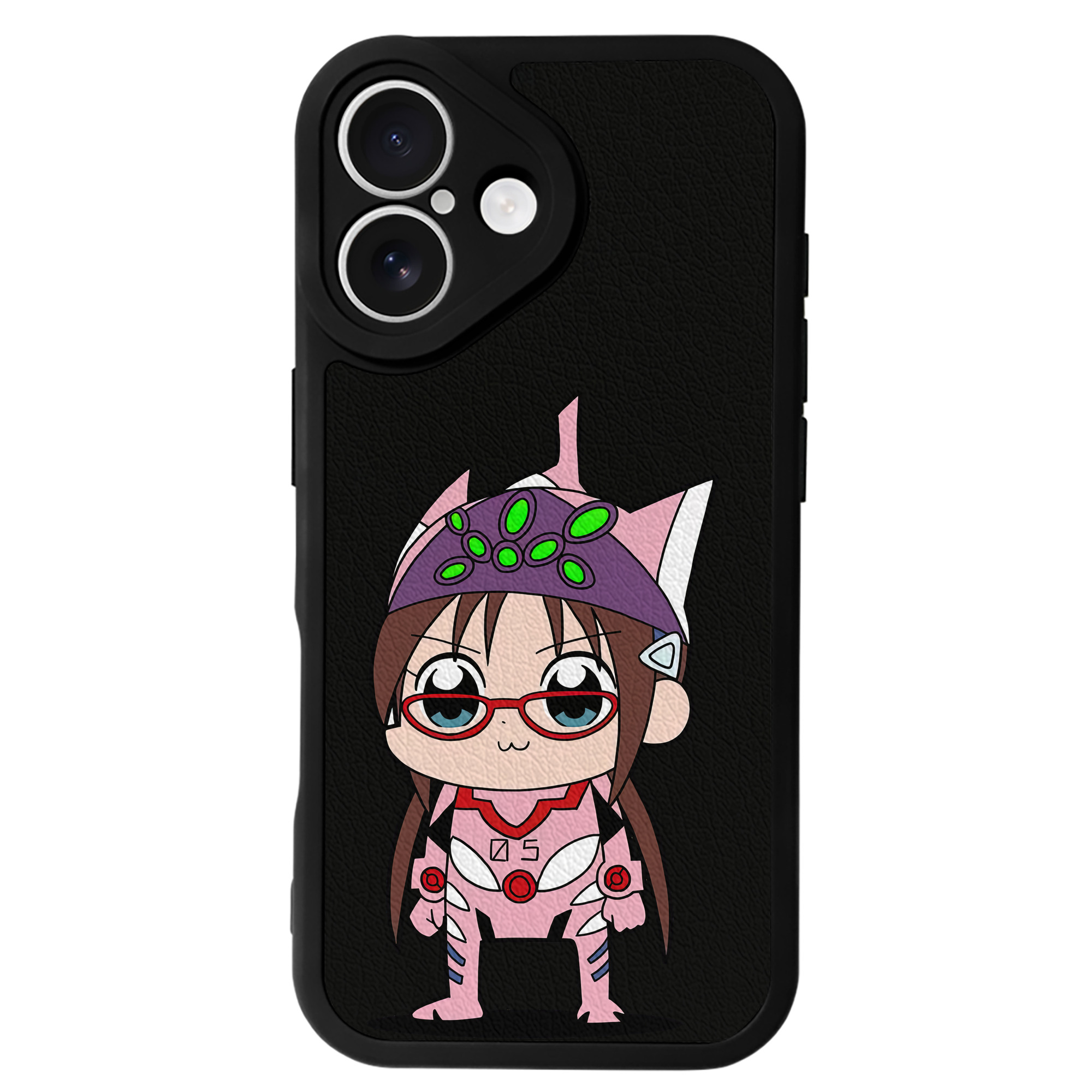 （画像用） EVA 新世紀エヴァンゲリオン 【iPhone 16シリーズ対応】シリコンスマホケース（レザー調） 材質：シリコン